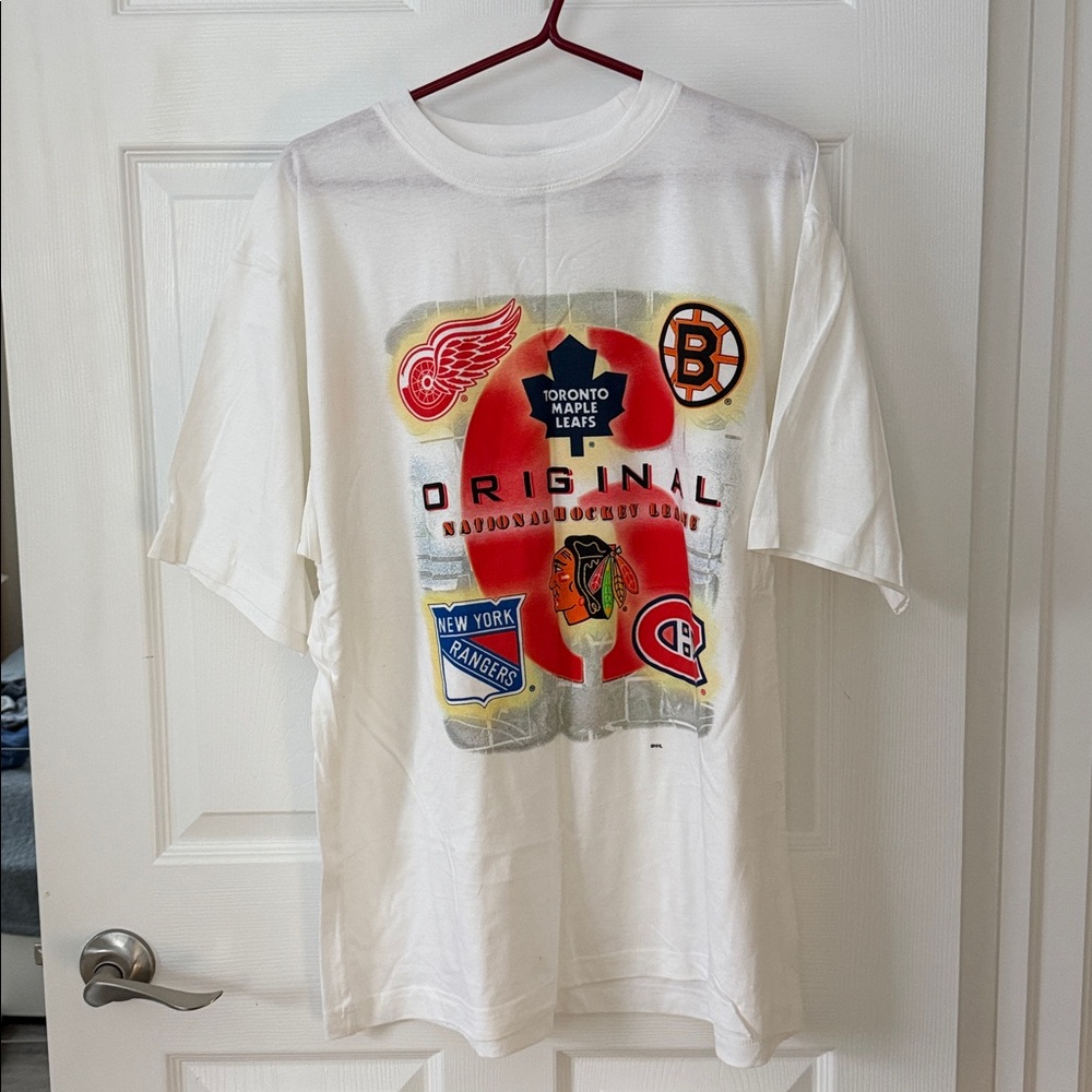 Men's NWT Original 6 NHL Graphic T-Shirt